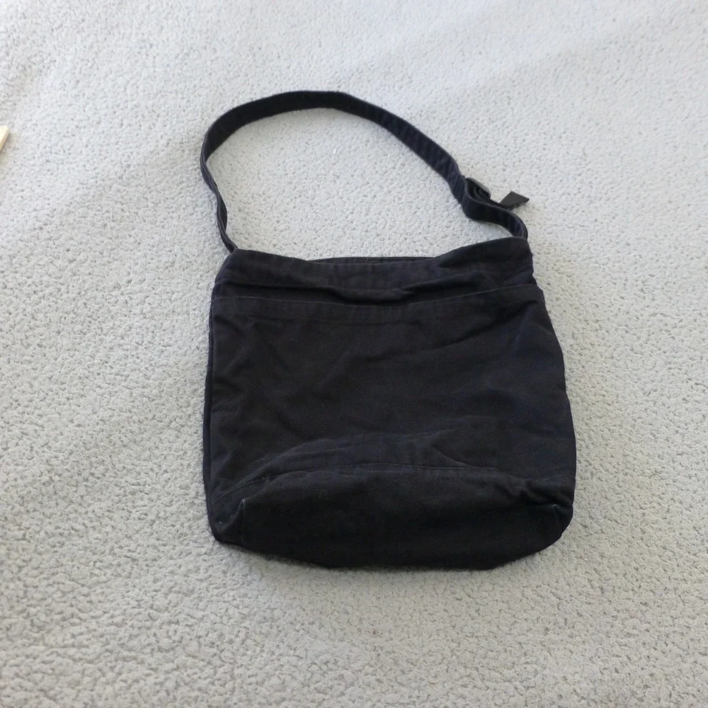 Campbell Cole Oliver Hooson O Bag Black Canvas Crossbody Messenger England Made
